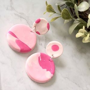 Polymer clay earrings